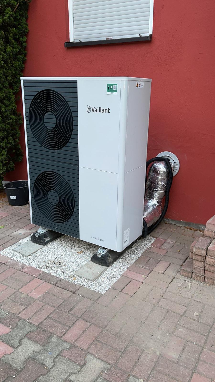Vaillant Wärmepumpe fertig installiert